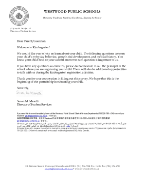 Preschool Experience Survey