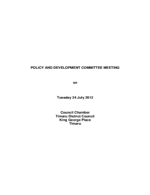 Policy and Development Committee