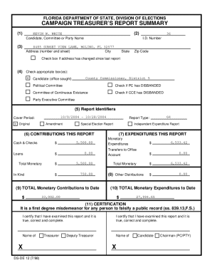 Candidate Log In - CAMPAIGN FINANCE REPORTS