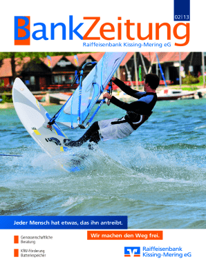 Raiffeisenbank Kissing-Mering eG - Bankzeitungen