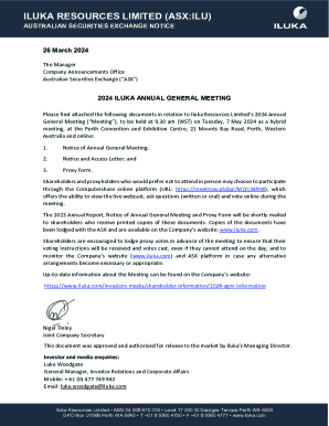 2024 Annual General Meeting Notice