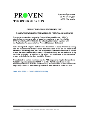 Approved promoter in NSW &amp; QLD AFSL No: 301464