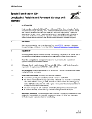 Special Specification 6064
