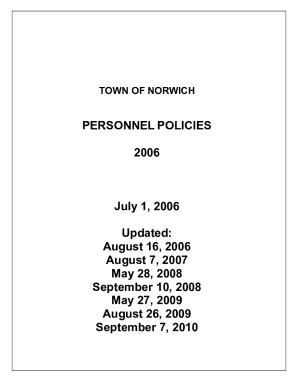 The Norwich Selectboard has adopted the following statement of policy concerning