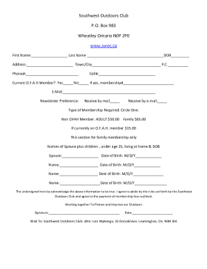 Membership Application