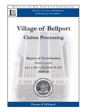 Village of Bellport - Claims Processing