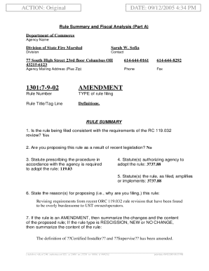 State Fire CouncilOhio Department of Commerce