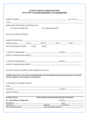 Application Formsmilfordct