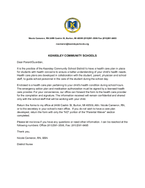 Medical Fragile Care Plan