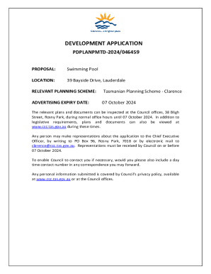 ECM5333347v1Application Form and Title - PDPLANPMTD-2024 046459 - 39 Bayside Drive, Lauderdale. Application Form and Title - PDPLANPMTD-2024 046459 - 39 Bayside Drive, Lauderdale