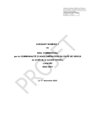 PAT - Avenant 1 au bail commercial avec PROMILL btiment F (annexe)okdj