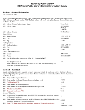 Iowa Public Library General Information Survey