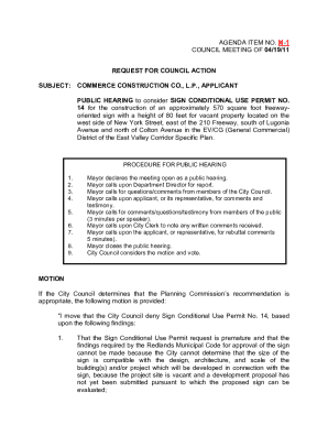 Sign Conditional Use Permit Application