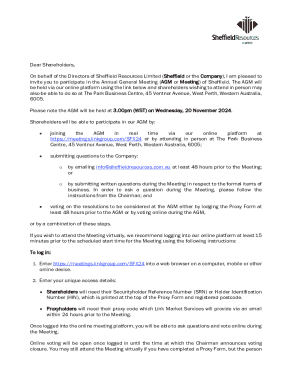 Notice of Annual General Meeting