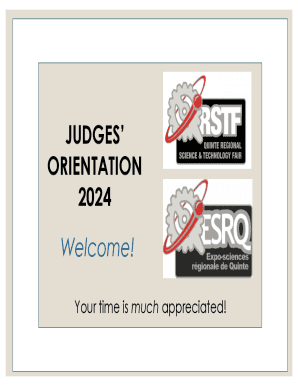 Judges' Orientation 2024
