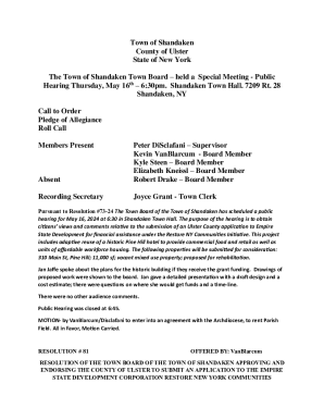 own of Shandaken County of Ulster State of New York The ...