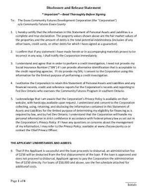 * Important*Read Thoroughly Before Signing