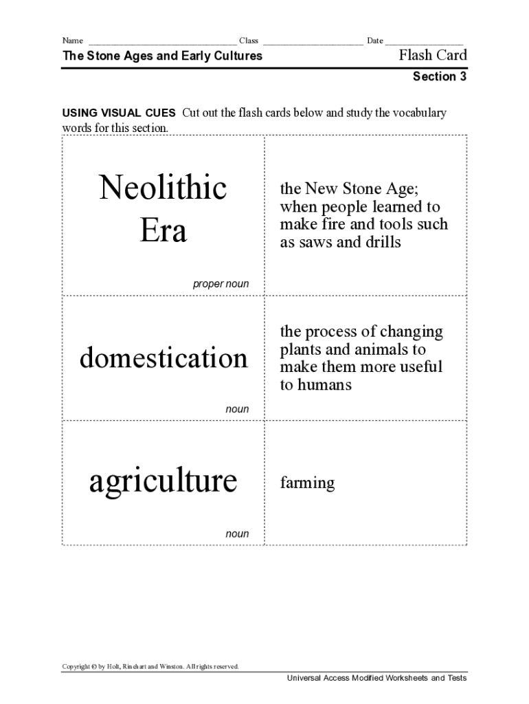 Fillable Online The Stone Ages And Early Cultures Fax Email Print fillable-online-the-stone-ages-and-early-cultures-fax-email-print