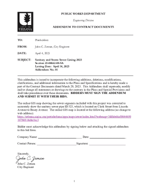 authorization to award an emergency contract for the