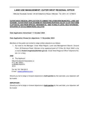 Land Use Management Application