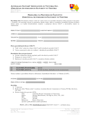 Membership Application