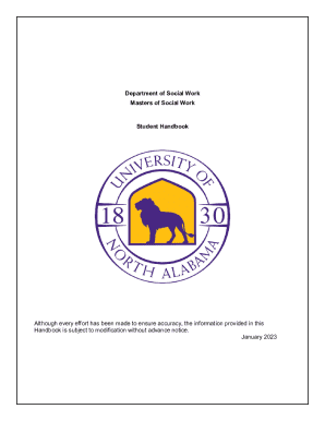 Masters of Social Work Student Handbook