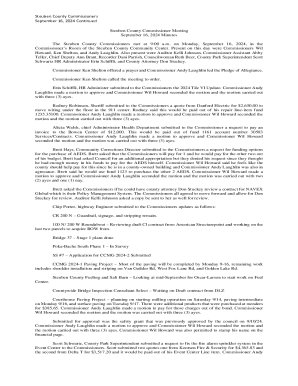 Steuben County Commissioner Meeting Minutes