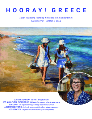 Hooray! Greece Art Experience Workshop Registration