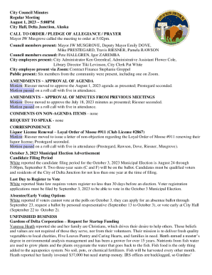 City Council Minutes