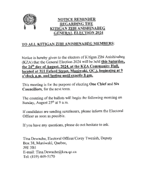 Kitigan Zibi Anishinabeg Dog Control By-law