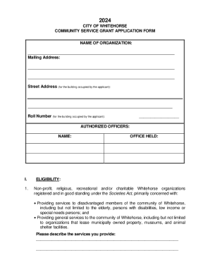 Please note the following are among the criteria that apply: