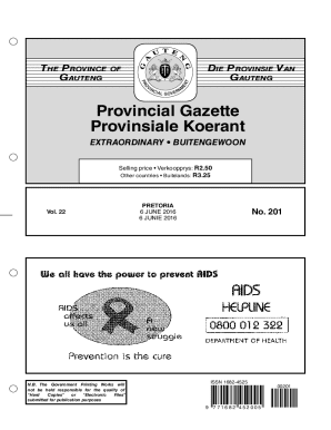 Provincial Gazette