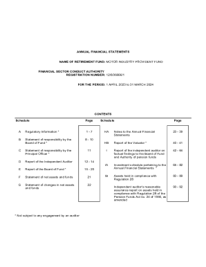 Annual Financial Statements