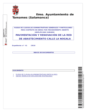 Proyecto de pavimentacin de calle la nogala tamames. ...