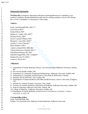Emergency department visits for ambulatory care sensitive ...