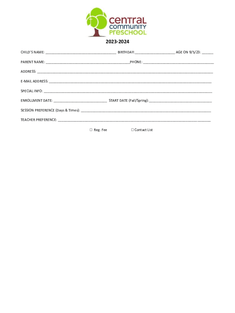 Form preview