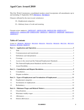 Aged Care Award 2010