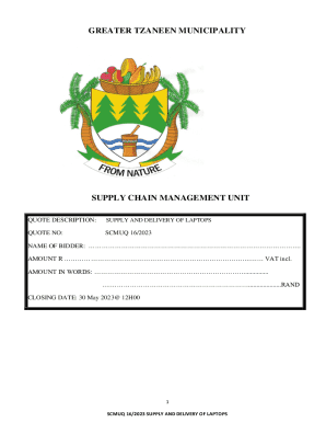 QUOTE DESCRIPTION: SUPPLY AND DELIVERY OF LAPTOPS