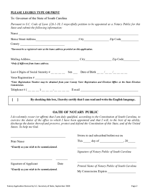 Notary Public Application/renewal