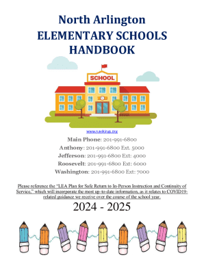 North Arlington Elementary Schools Handbook