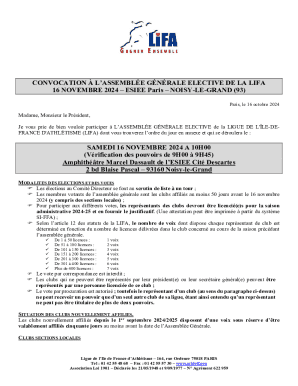 convocationl'assemble gnrale elective de la ...