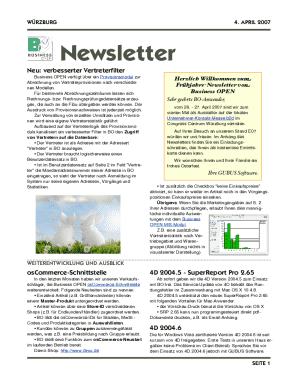 Business OPEN verfgt ber ein Provisionsmodul zur