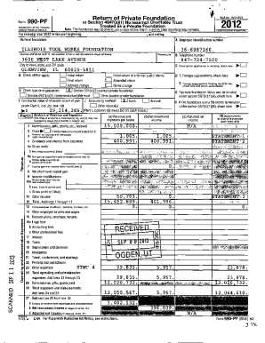 Return of Private Foundation 9