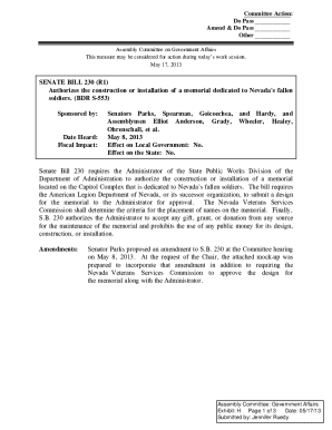 SENATE BILL 230 (R1) Authorizes the construction or ...