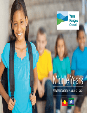 Middle Years Strategic Action Plan 2017 – 2021