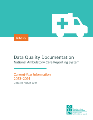 Nacrs Data Quality Documentation
