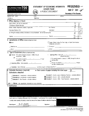 Fppc Form 700