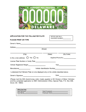 Application for the Pollinator Plate