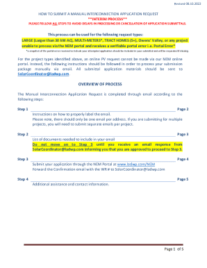 Submit an Interconnection Request During Cluster ...