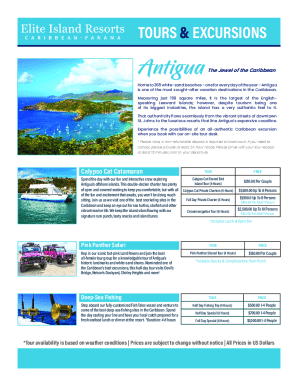 Tours and Excursions in Antigua